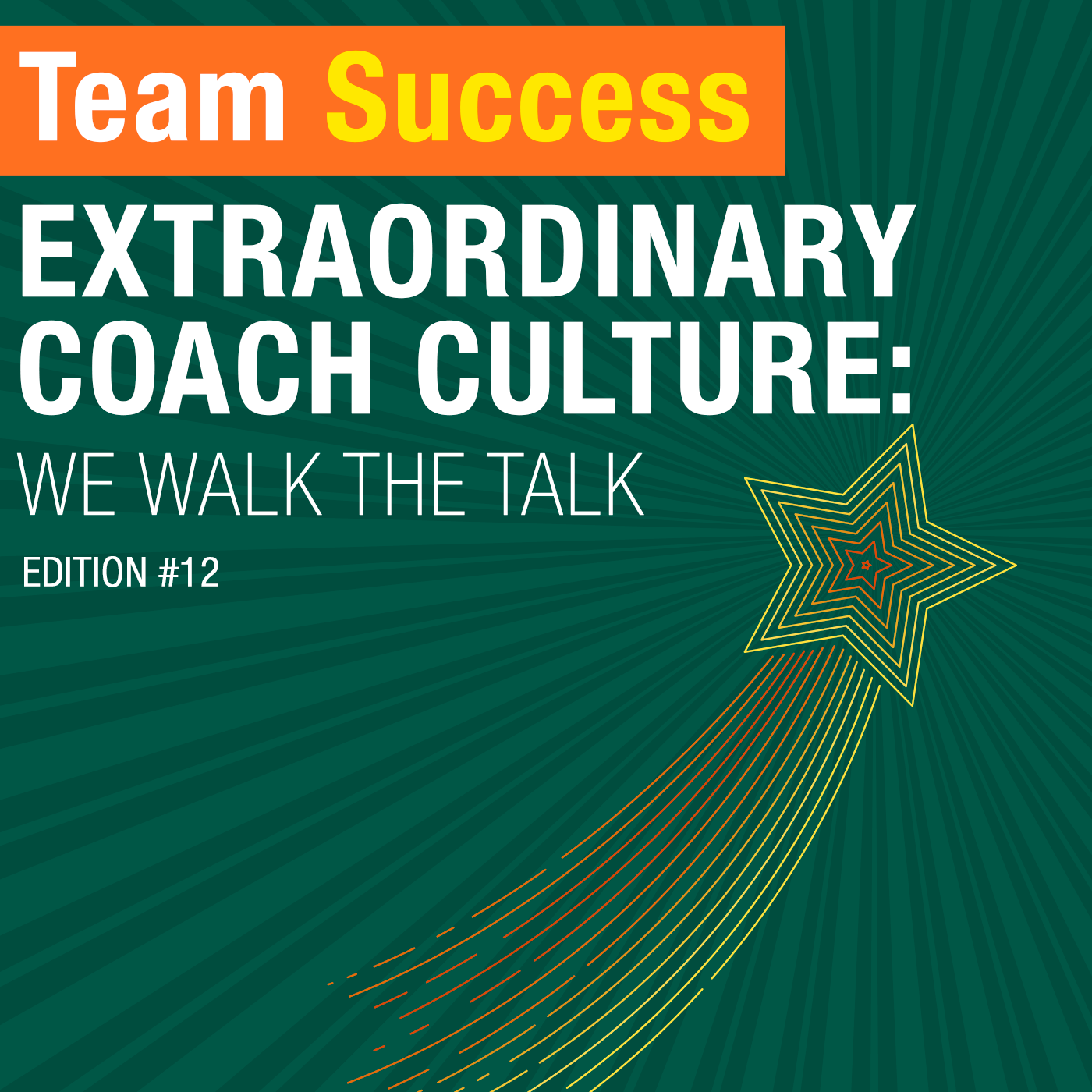 Extraordinary Coach Culture: We Walk The Talk