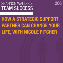 How A Strategic Support Partner Can Change Your Life, with Nicole Pitcher
